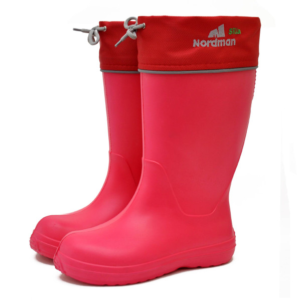 Сапоги женские Nordman Silla из ЭВА с мехом и манжетами красные в Сургуте Сапоги женские Nordman Silla из ЭВА с мехом и манжетами красные в Сургуте